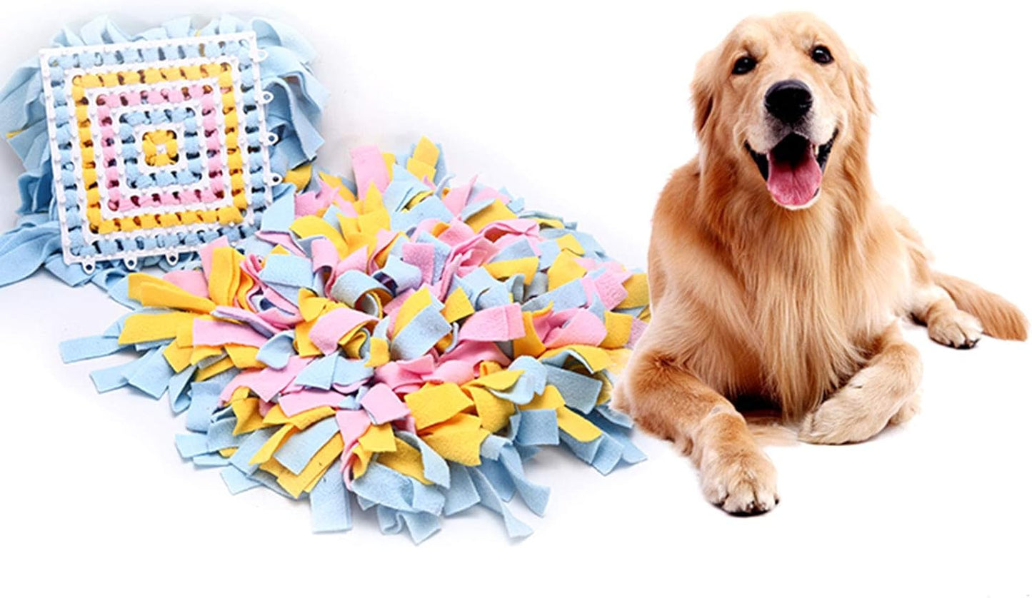 Pet Dog Nose Training Sniffing Pad Slow Feeding Food Bowl Blanket Cushion Relieve Stress Fun for Play Puzzle