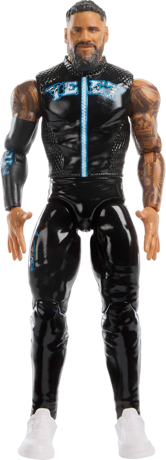 Mattel WWE Jey USO Action Figure, Main Event Series #157, 6-inch Collectible Superstar with 14 Articulation Points & Life-Like Look