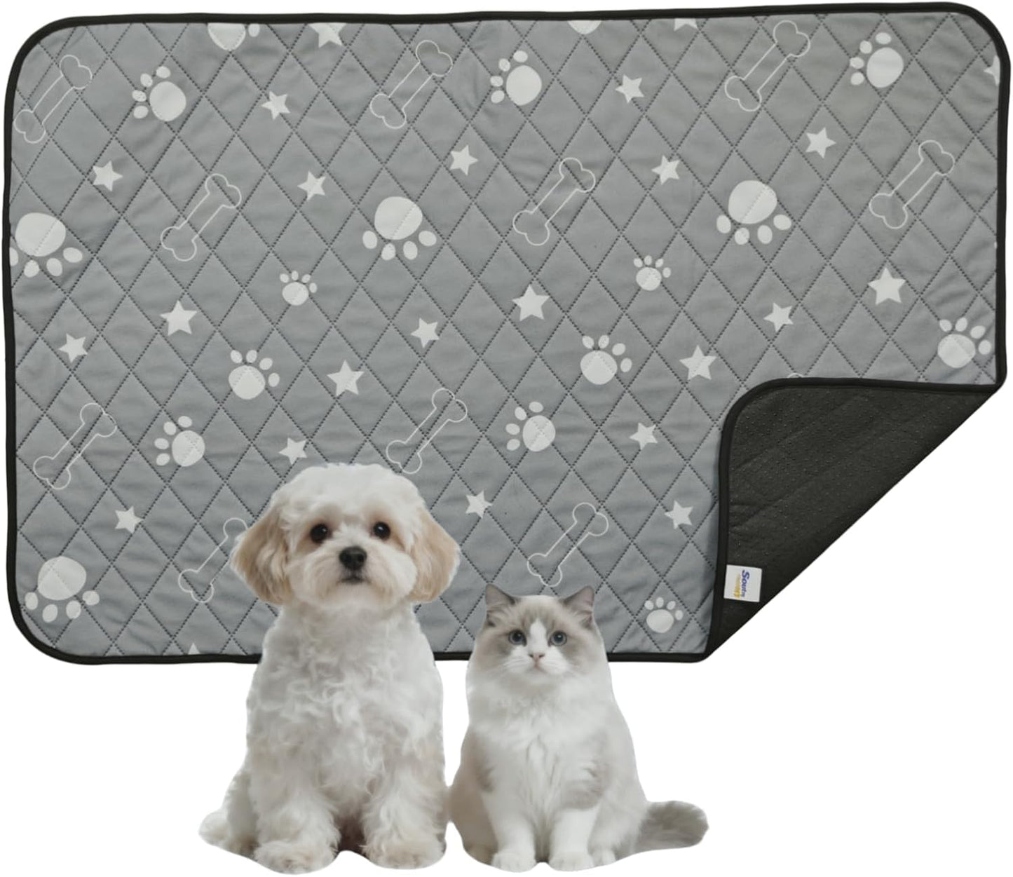 Pee Pads for Dogs,Waterproof Dog Training Pads,Playpen Mat,Non-Slip Potty Pads,Super Absorbent Whelping Pad,Puppy Pads,Dog Pee Pads