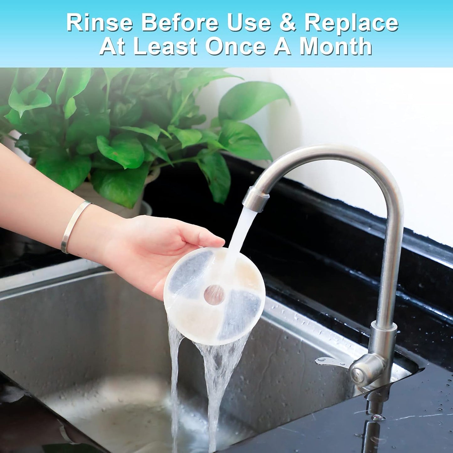 Cat Water Fountain Filters - 4PCS Activated Professional Removable Circle Reusable Fountain Carbon Filter Drink Fountain Filter