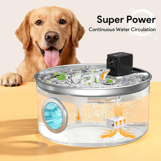 Wireless Dog Water Fountain Pump (ONLY Include Water Pump)