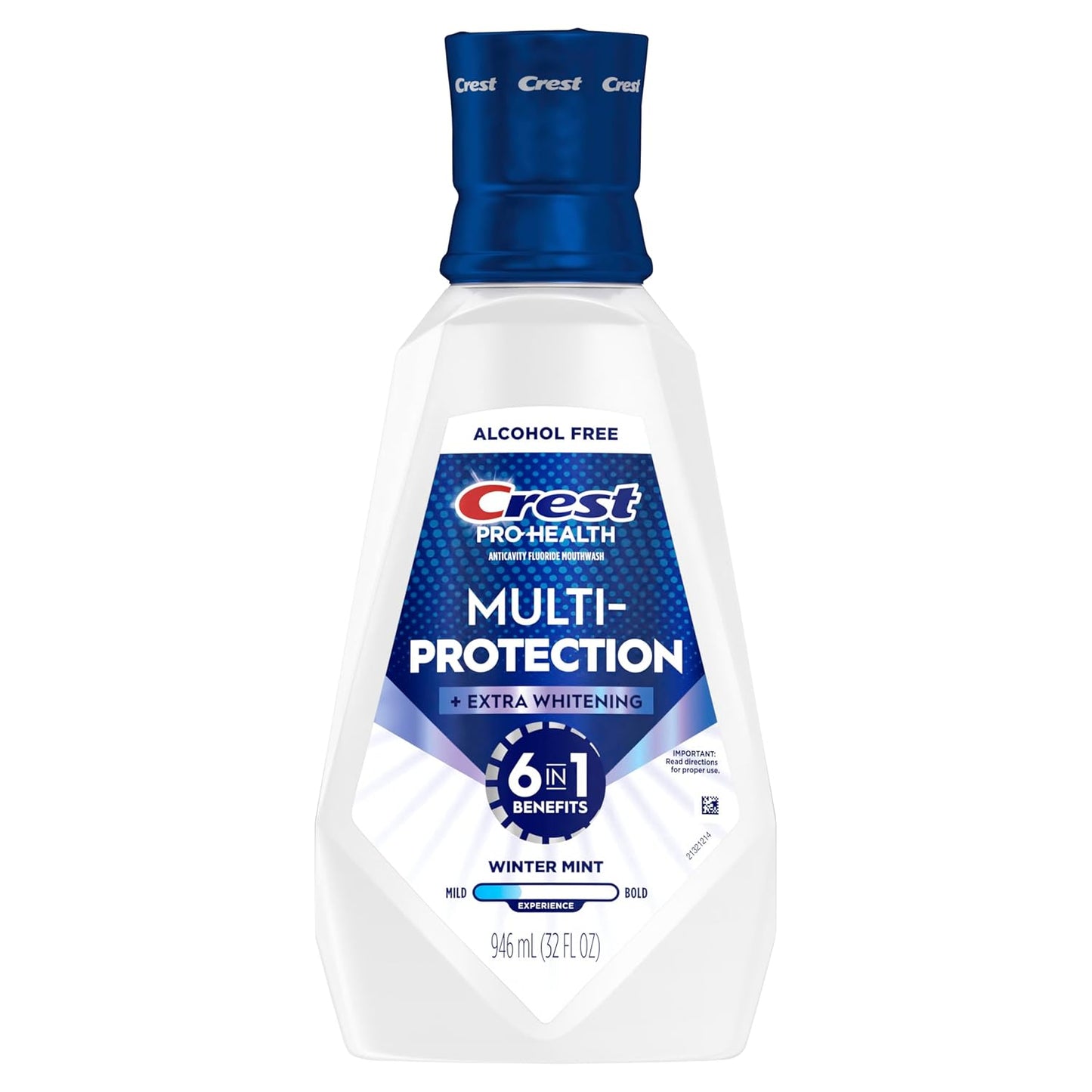 Crest Pro-Health Advanced Mouthwash, Alcohol Free, Extra Whitening, Energizing Mint Flavor, 946 mL (32 fl oz)