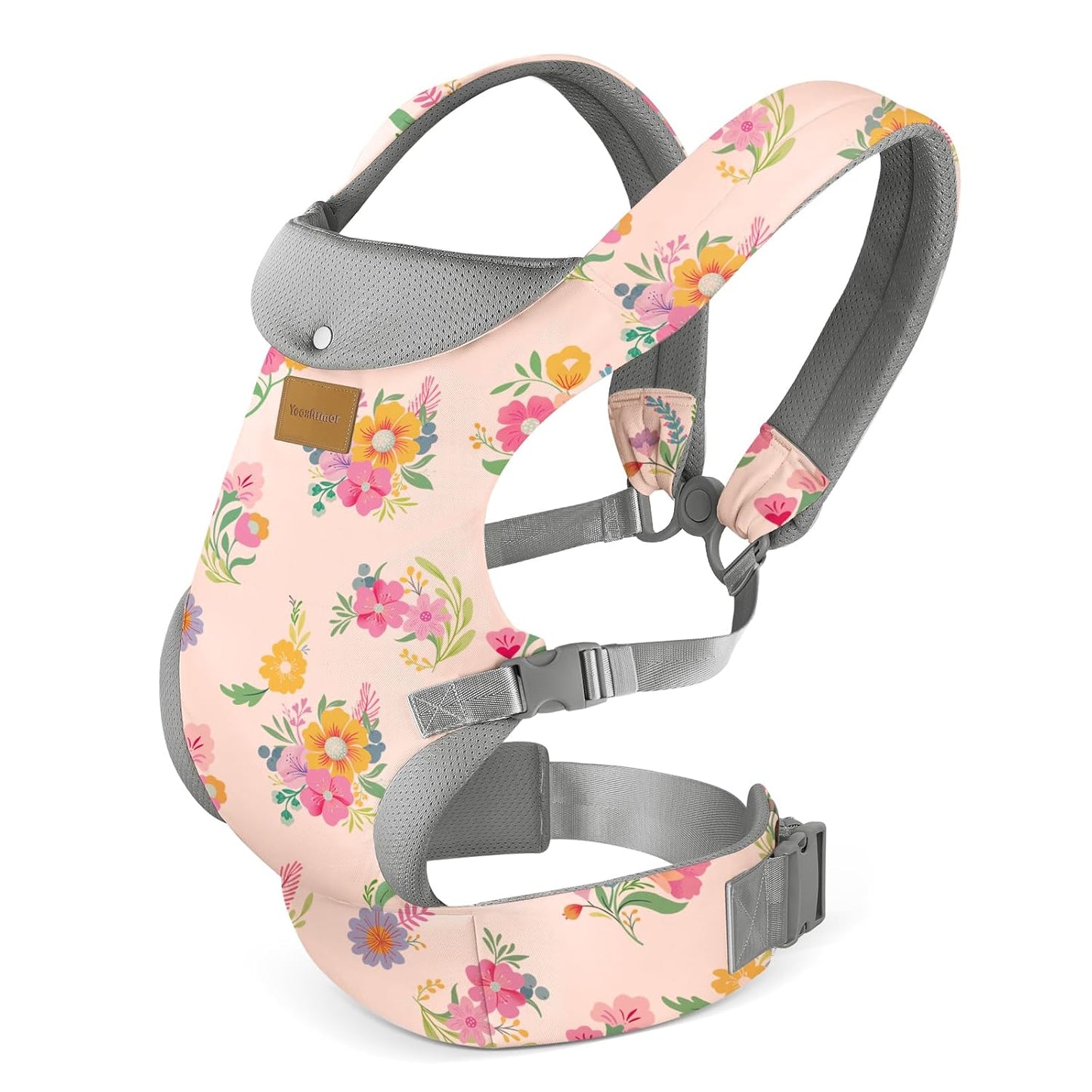 Baby Carrier, Ergonomic Adjustable Toddler Carriers for 7-33 Lbs, Cozy Lightweight Infant Carrier with Neck Support, Baby Chest Carriers with Lumbar Support for Parents (4-36 Months)