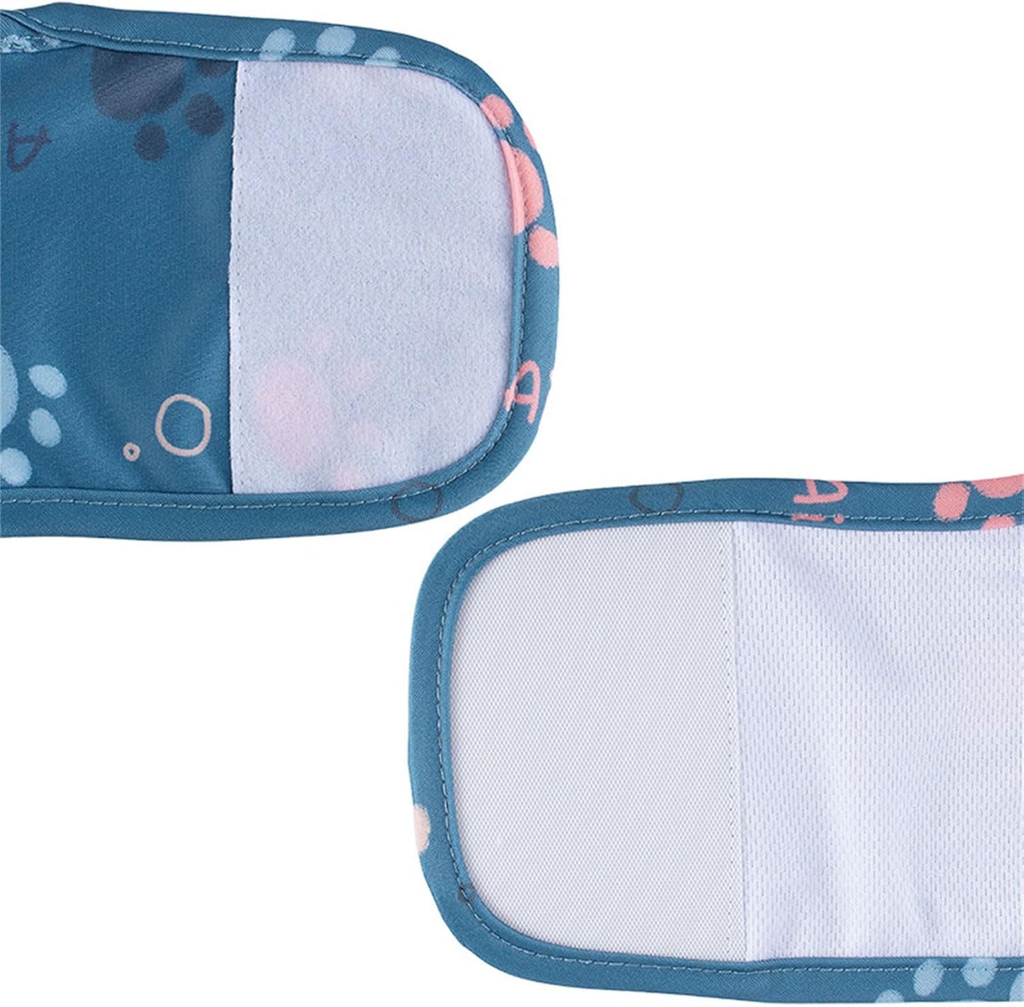 Dog Leak Diapers with Elastics Legs Soft Polyester Washable Diapers for Media Large Pee Pants