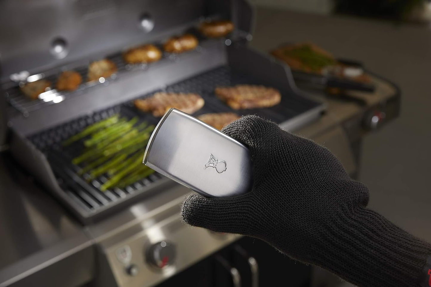 Weber Handle Grill ’N Go Light – LED Grill Light for Cooking with Motion Sensor, Detachable Handle‑Mounted Illumination for Genesis, Spirit & Summit Gas Grills