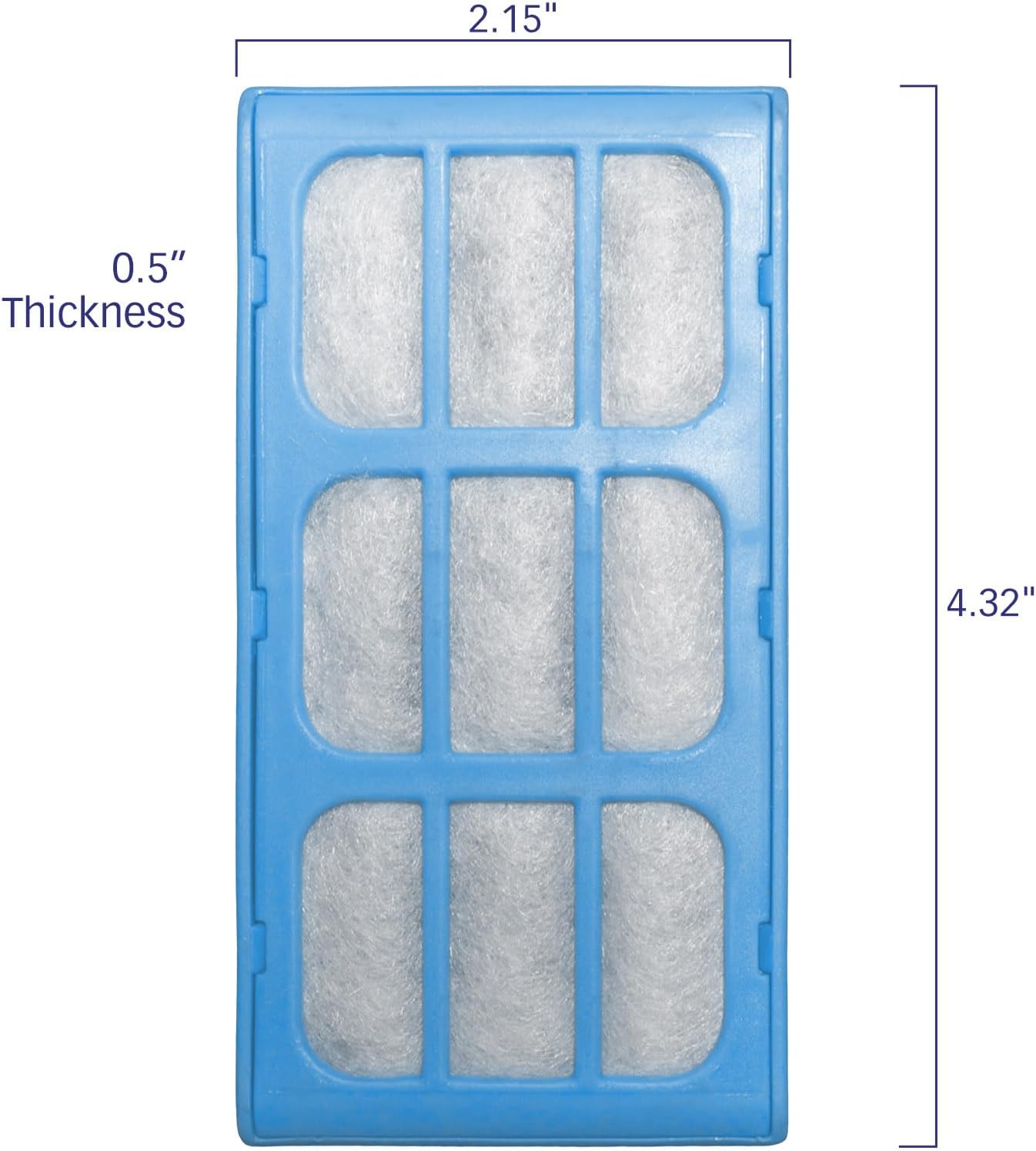 Replacement Water Filter Cartridges for Cat Mate & Dog Mate Fountains, Pack of 10