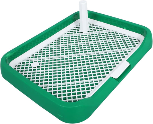 Milisten Versatile Indoor Dog Toilet Tray Reusable Pet Potty Mat for Easy Training Capacity Pee Holder for Small to Dogs Construction