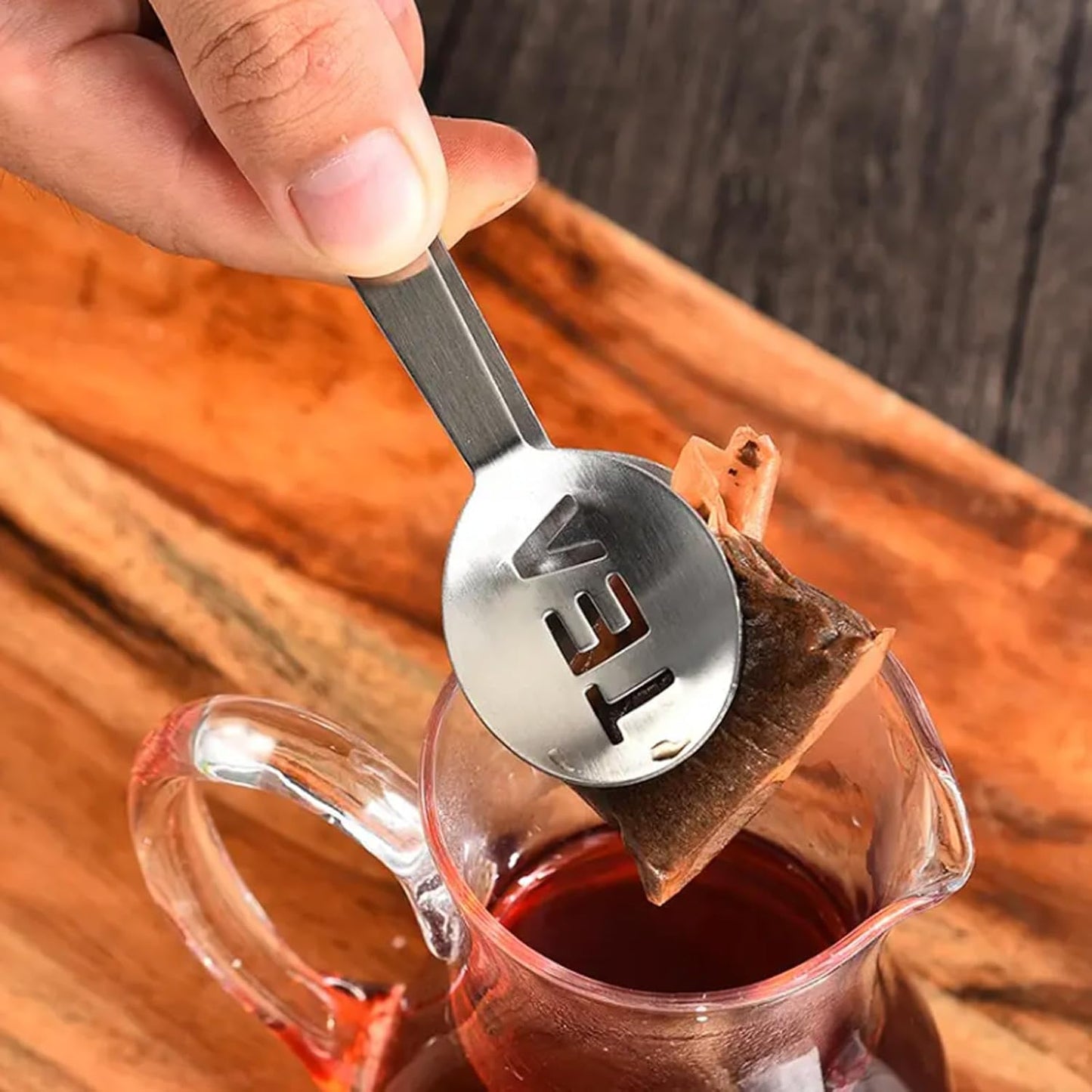 4Pcs Tea Bag Squeezer, Stainless Steel Clip On Strainer, Tea Spoon Tongs For Loose Tea Ice Sugar Cubes, Tea Bag Holder Tea Accessories For Tea Drinkers