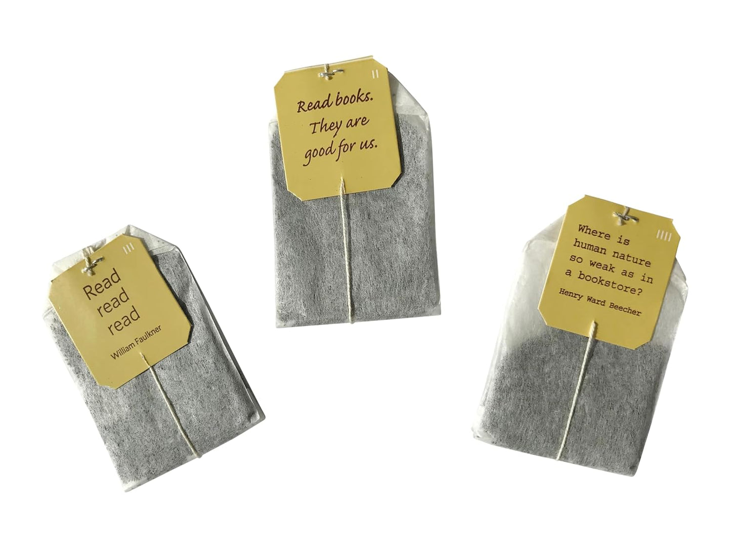 Novel Teas Book Lover's Tea contains 25 teabags individually tagged with literary quotes from the world over, made with the finest English Breakfast tea, for the book lover