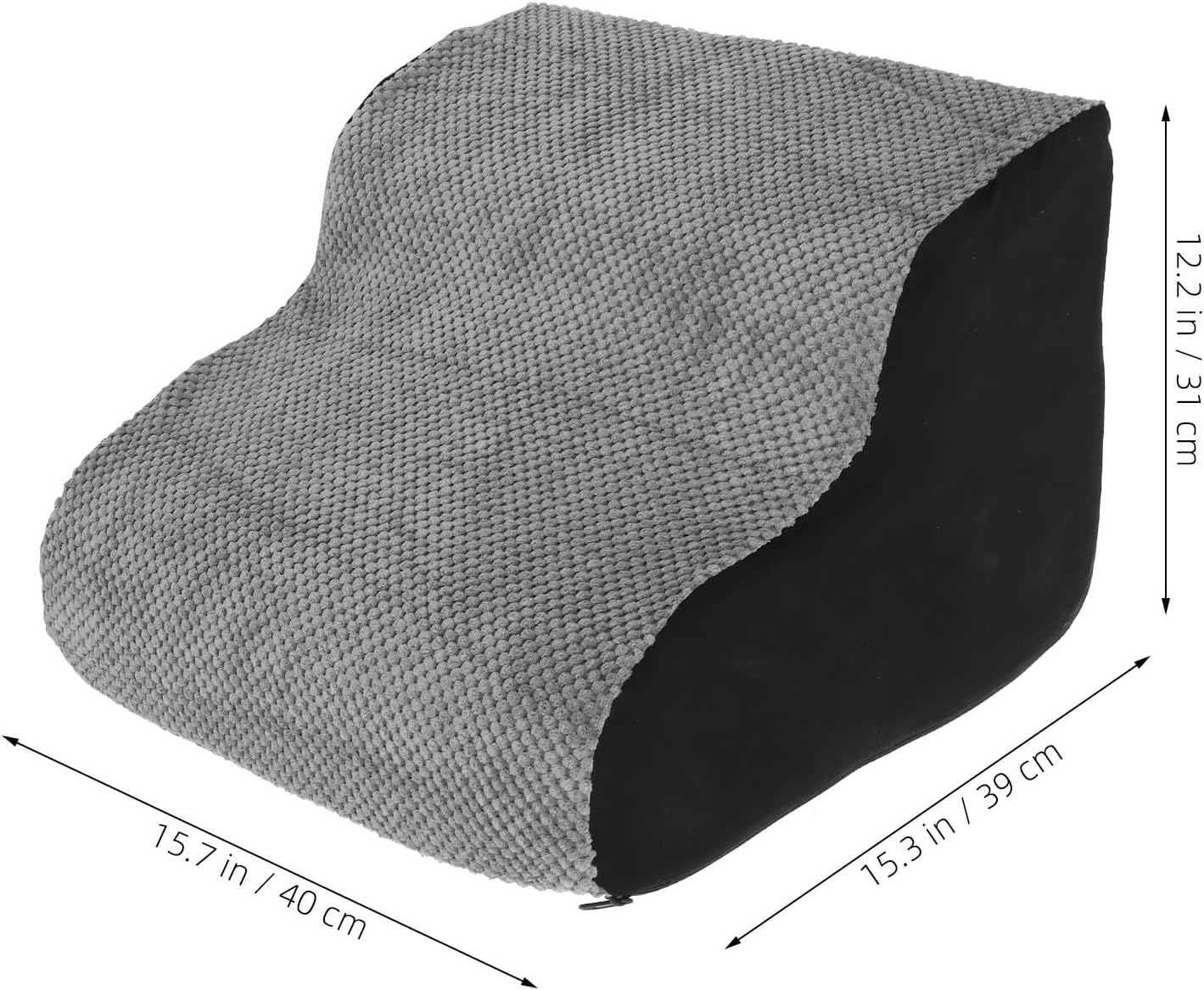 FAVOMOTO Dog Ladder Pet Steps High-Density Foam Non-Slip Bottom Wide Pet Stair Ramp for Sofa and Bed Puppies and Small Dogs