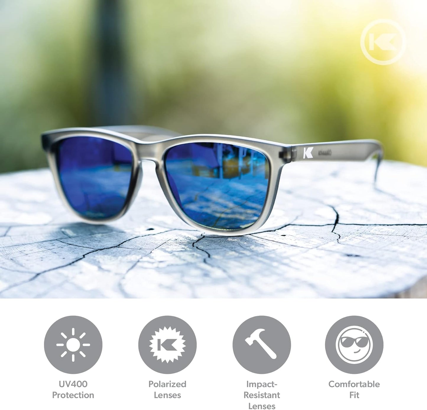 Knockaround Classics Polarized Sunglasses for Men & Women - UV400 Protection