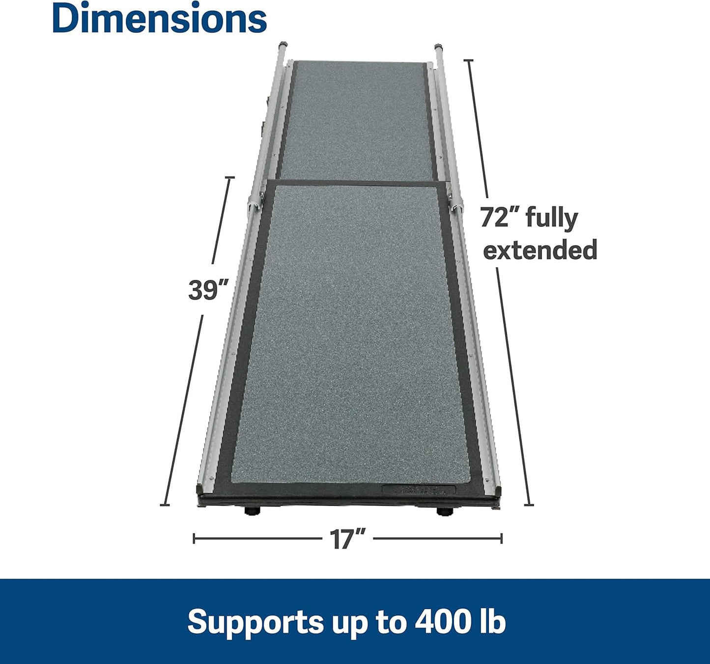 PetSafe Happy Ride Telescoping Dog Ramp for Cars, Trucks, & SUVs + Side Door Access Adaptor