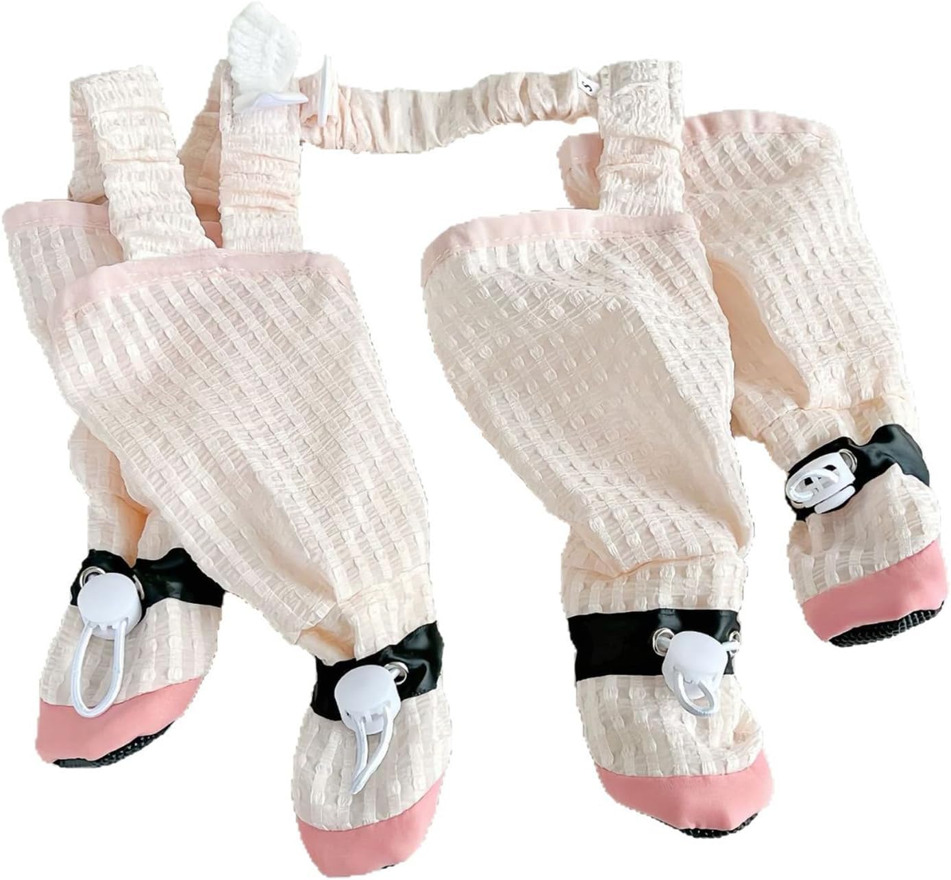 Anti Dirt Pants for Dog, Suspenders Boot, Shoes Leggings, Slip Dogs Paws Protector for Rain Snow Walking Slip Boot Sock for Small Paws Protector
