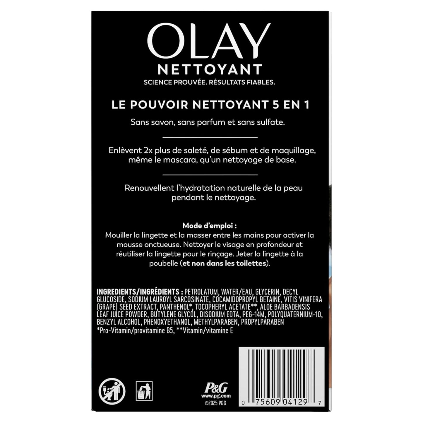 Olay Makeup Remover Wipes, Daily Facials Hydrating Face Cleanser for Normal to Dry Skin, Alcohol & Fragrance Free, Soft Face Wash Towels, Travel Essentials for Women, Convenient Dry Cloths, 66 ct