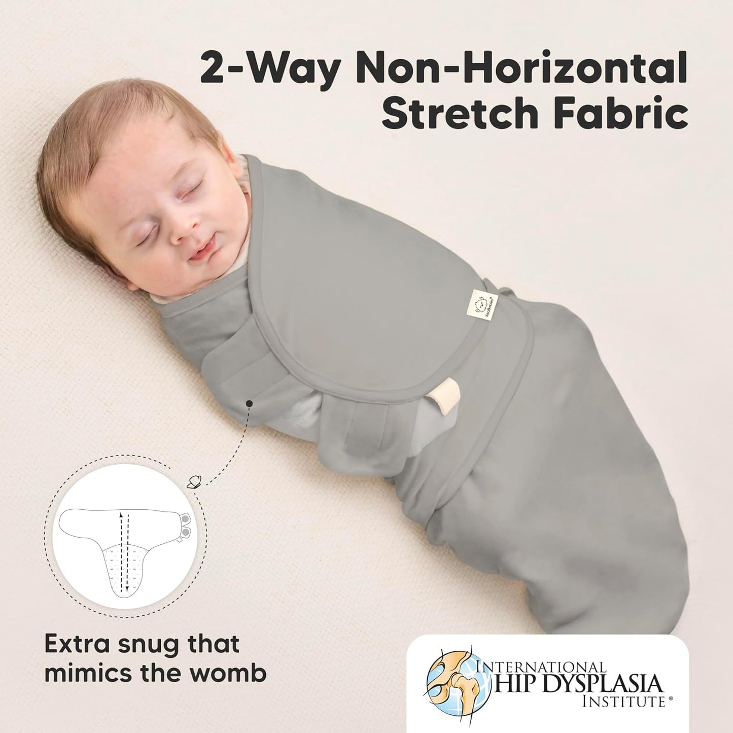 3-Pack Organic Baby Swaddle Sleep Sacks - Swaddles for Newborns, Infant 0-3 Months, Baby Girls, Boys, Soft & Snug Newborn Sleep Sack, Nursery Swaddling Blankets (Ripple, OS)
