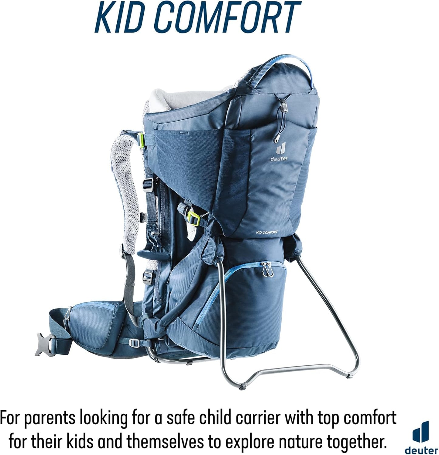 Deuter Kid Comfort Child Carrier and Backpack for Travel & Hiking with Toddlers