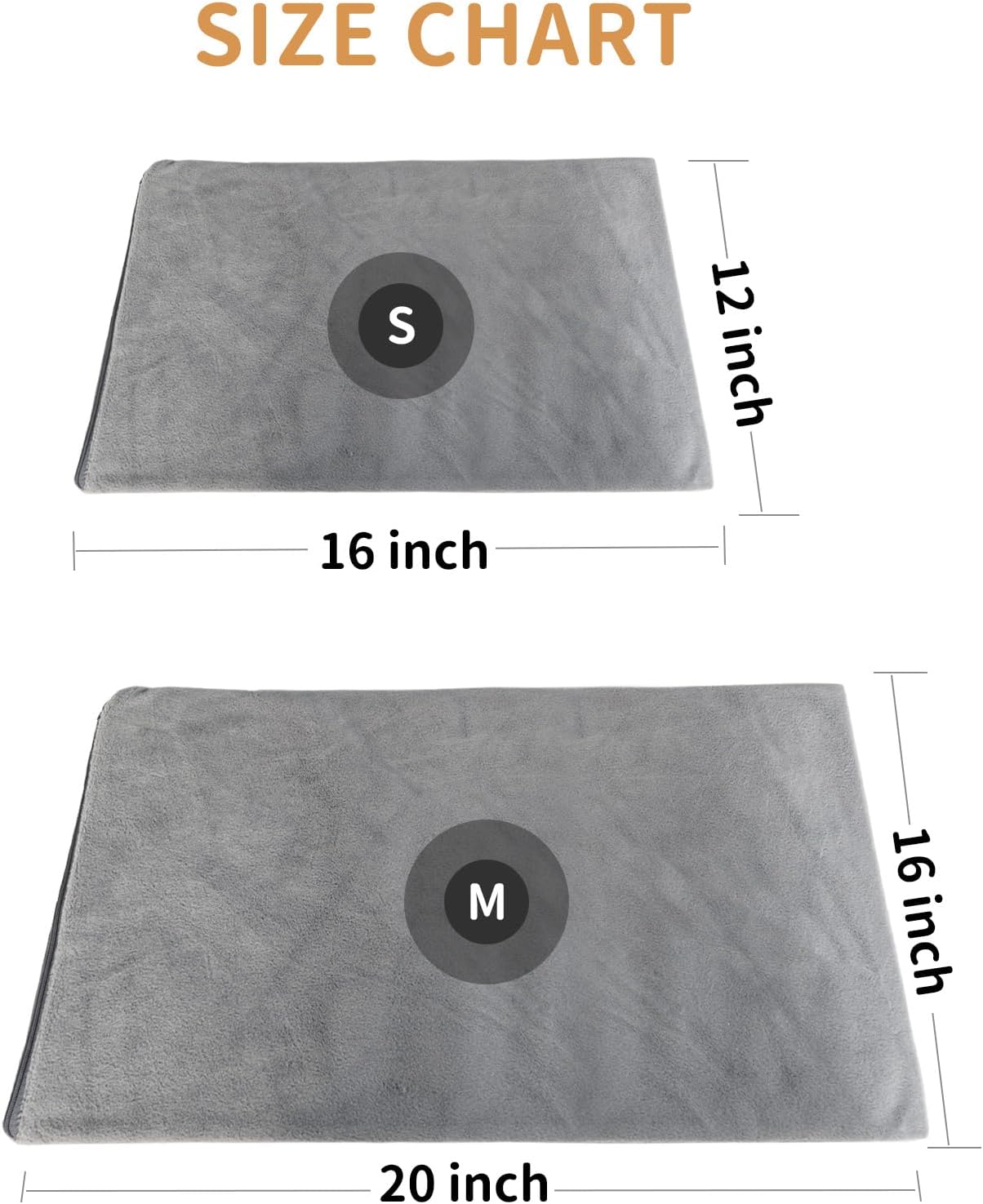Pet Heating Pad for Cats and Small Dogs,Heated Cat Bed,Auto Temperature Control Waterproof Indoor Electric Pet Heating Pads for Cats with Chew Resistant Cord,16 * 12inch