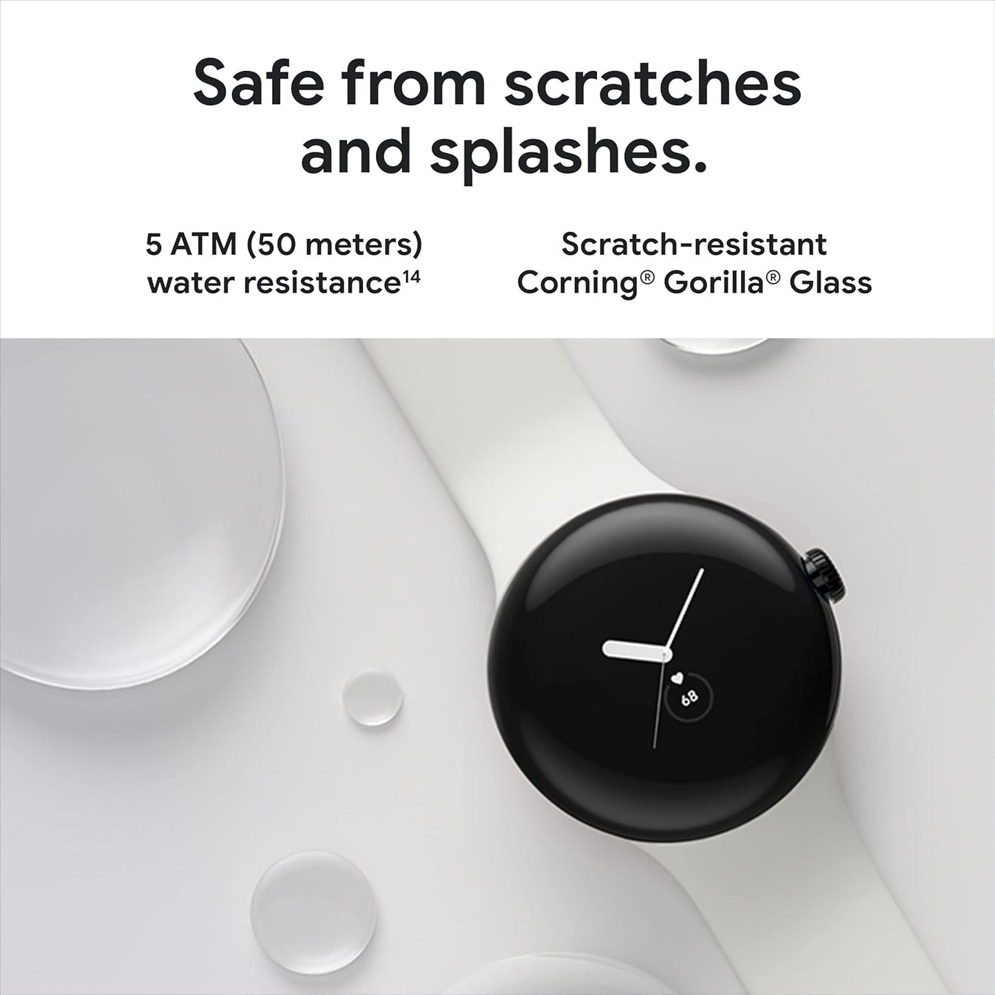 Google Pixel Watch 1st Gen (Previous Model) - Android Smartwatch with Fitbit Activity Tracking - Heart Rate Tracking Watch - Matte Black Stainless Steel case with Obsidian Active band - WiFi