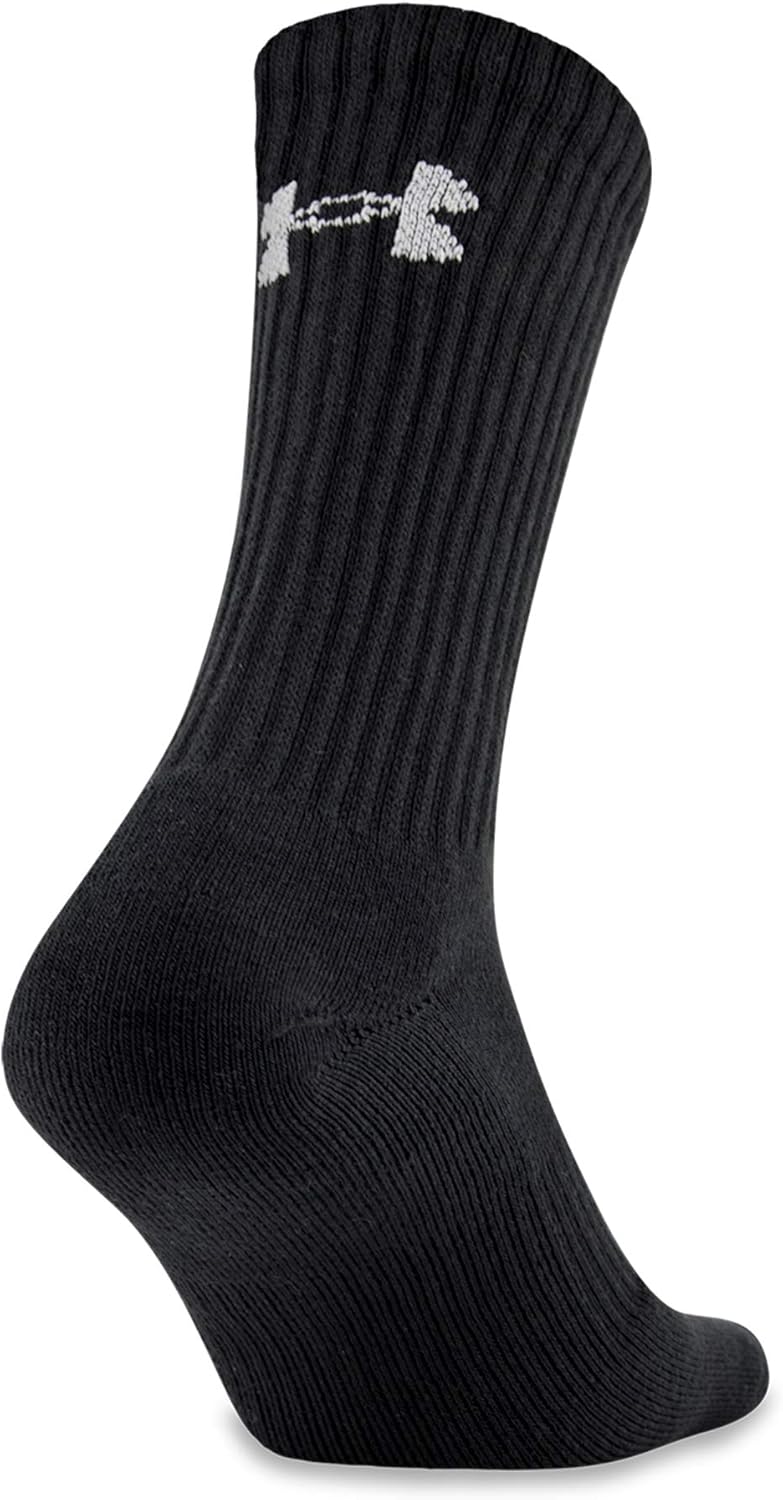 Under Armour Adult Cotton Crew Socks, Multipairs