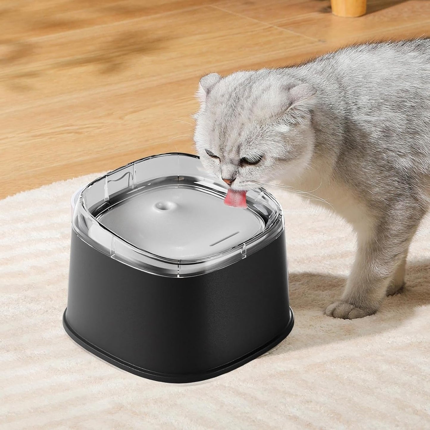 Automatic Pet Water Fountain Drinking Dispenser with Circulating for Small Dogs Multiple Animals Nonspill Travel Pet Waterer