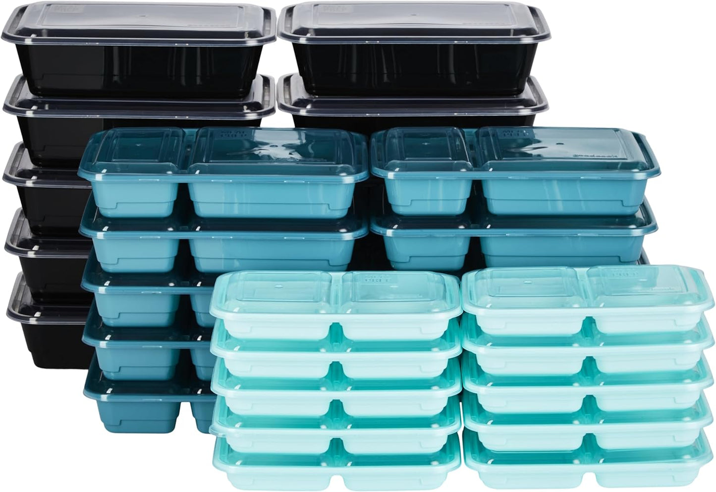GoodCook Meal Prep 60-Piece Container Set, Made Without BPA