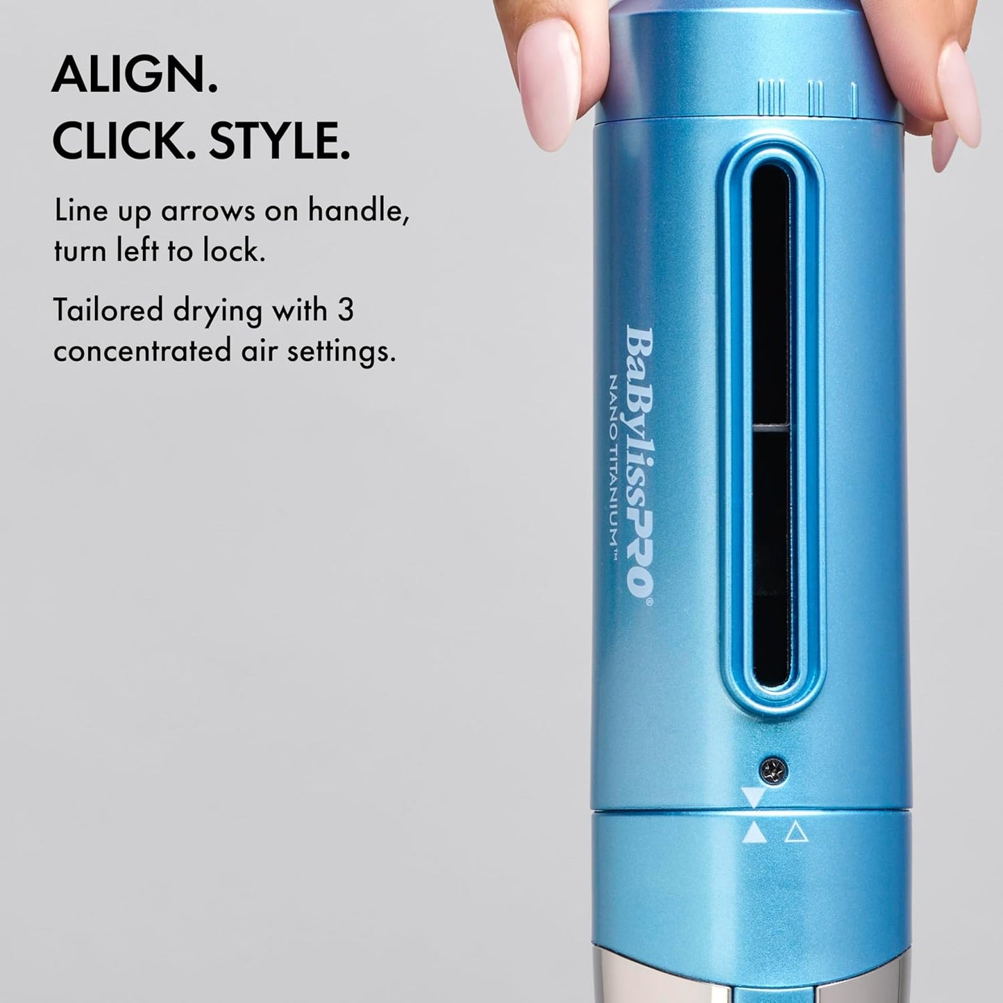 StyleSwitch Ionic Multi-Styler, Air Styler and Hair Dryer, Lightweight Hot Air Brush with 5 Attachments, Automatic Dual Voltage