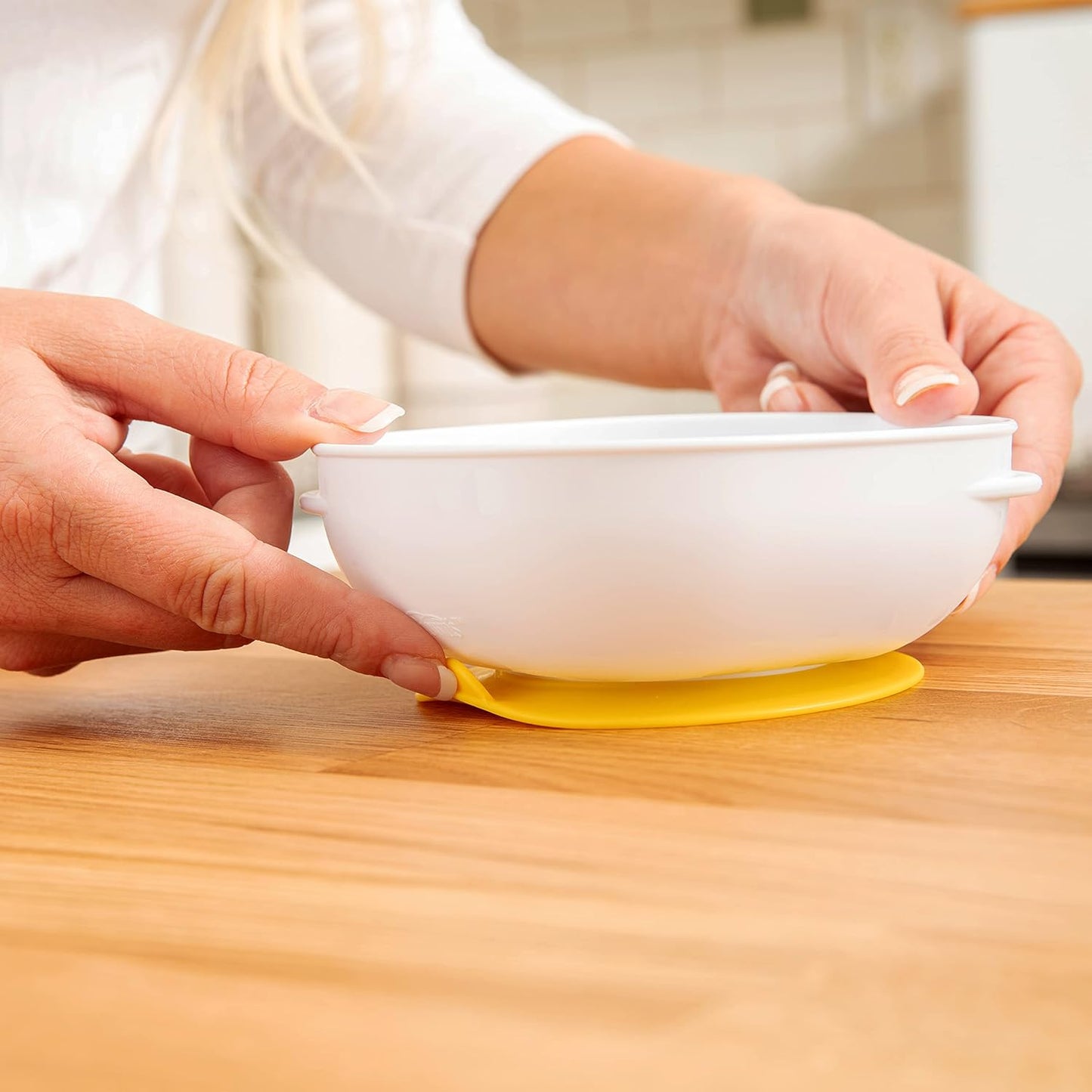 Dr. Brown's No-Slip Strong Suction Bowls for Babies and Toddlers, Baby Led Feeding, 2-Pack, BPA Free, 4m+