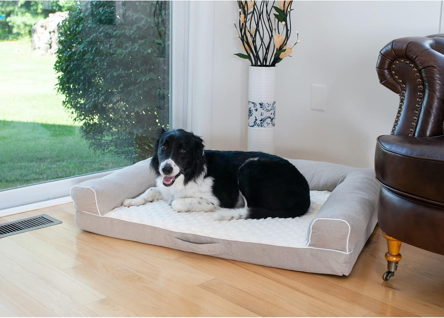 Armarkat D07B Bed Dog Bed, One Size, Beige, Ivory