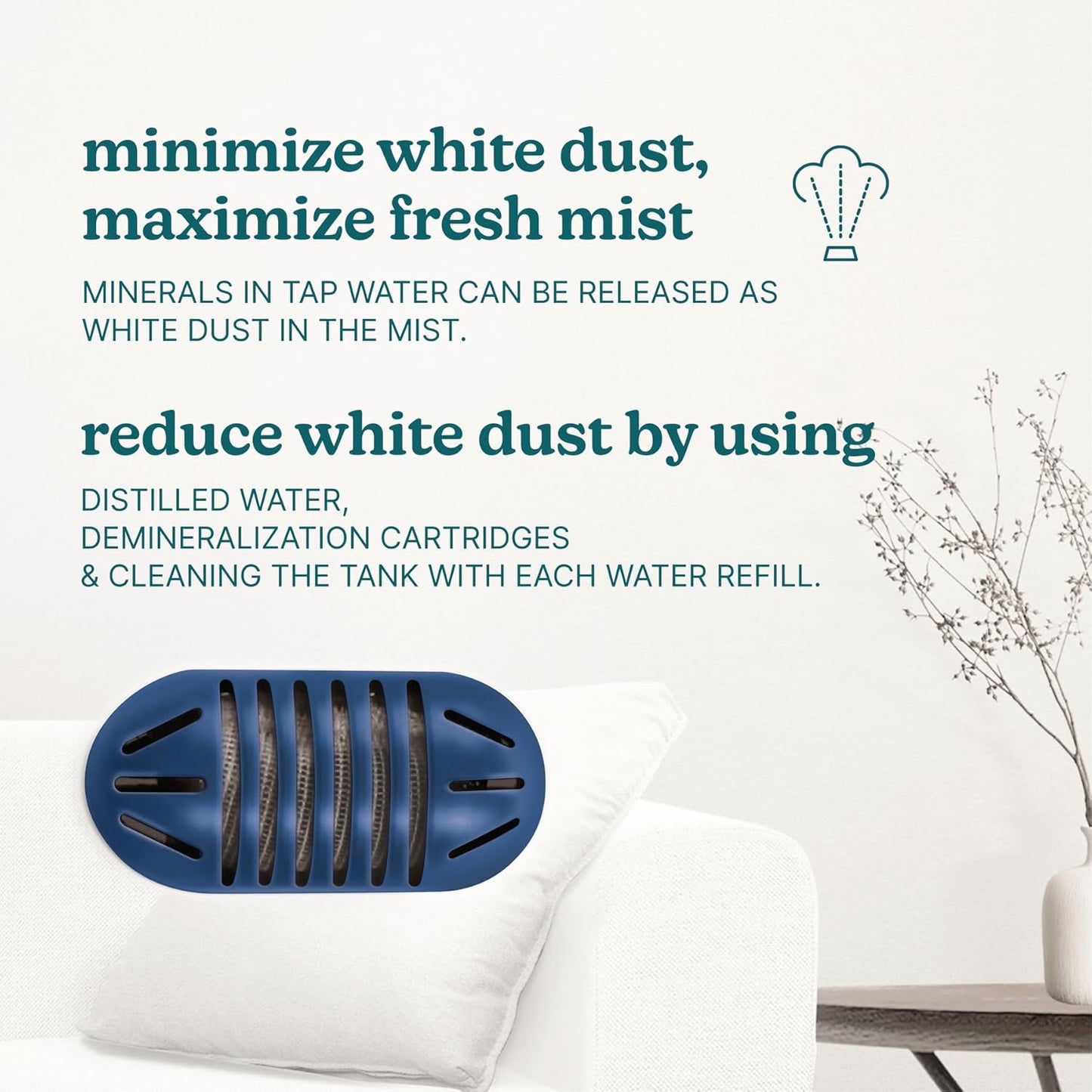 Homedics Fireside Ultrasonic Humidifier, Medium Sized Rooms, Visible Flame-Effect Cool Mist, 0.26-Gal Top-Fill Tank, Dry Air Relief at Home, Breathe & Sleep Better, Aromatherapy