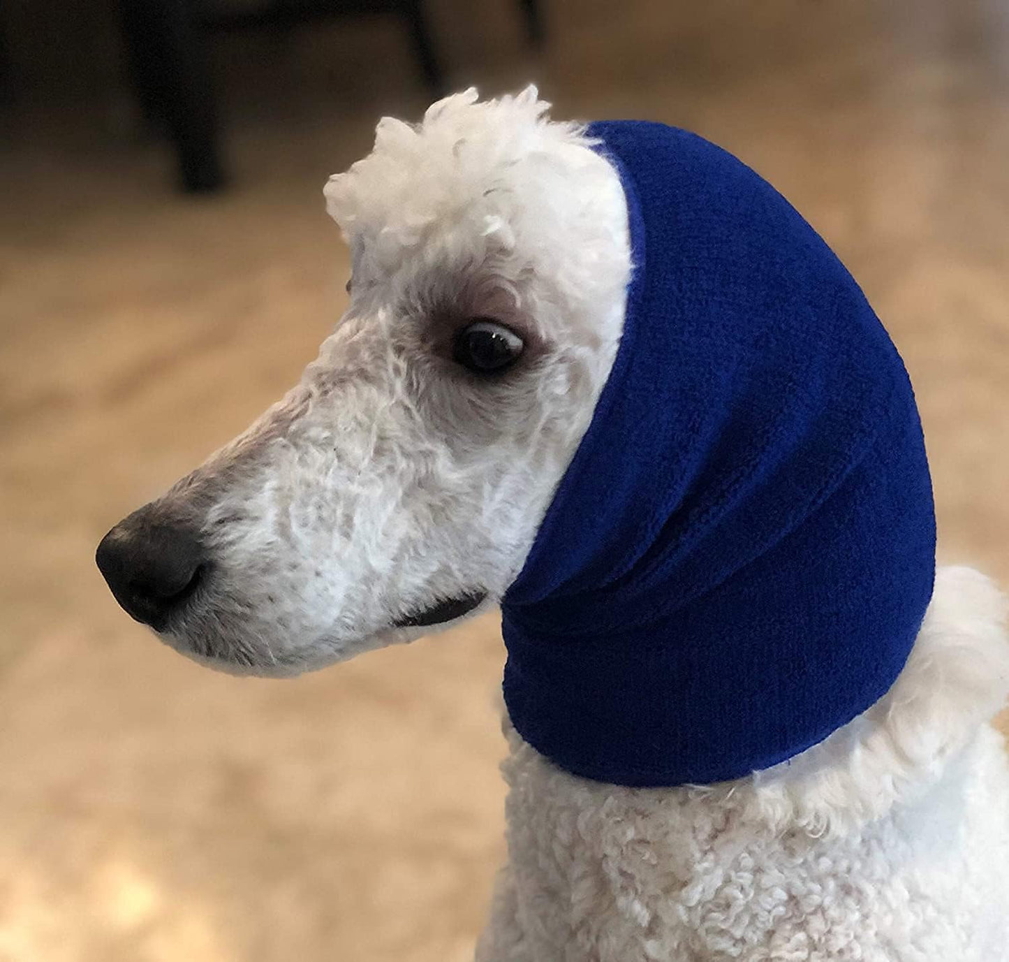 Pet Hoodz for Dogs-Anxiety, Grooming, Ear Muffs, Dog Ear Protection, Calming, Ear Compression, Pet Hoodie, Dog Hoodie Blue