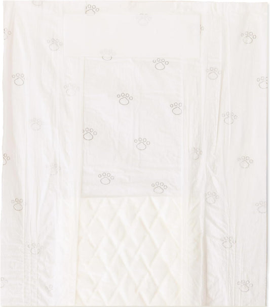 Amazon Basics Leak-Proof, Super Absorbent Male Dog Diapers with Wetness Indicator, Comfortable Design, Breathable Disposable Wrap, Secure Fit, Small, 30 Count