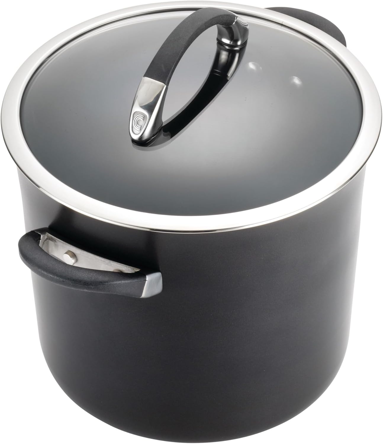 Circulon Symmetry Hard Anodized Nonstick Cookware Pots and Pans Set, 11-Piece, Black