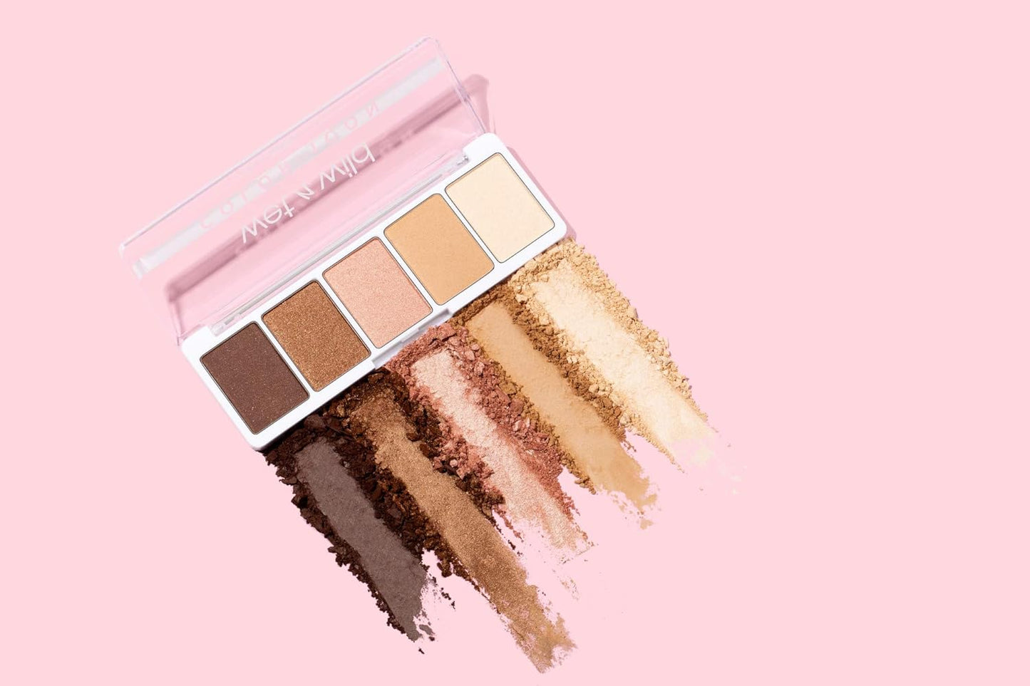 wet n wild Color Icon Eyeshadow Makeup 5 Pan Palette, Matte, Shimmer, Metallic, Long Wearing, Rich Buttery Pigment, Cruelty Free - Walking On Eggshells