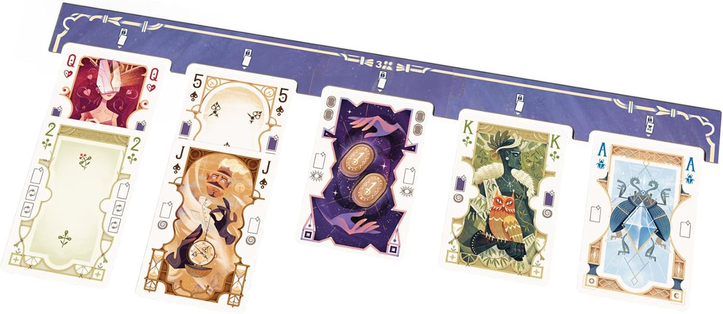 Asmodee All in: Predictions Card Game - Bluffing Strategy Game of Fate, Foresight & Probability, Fast-Paced Family Fun for Kids & Adults, Ages 10+, 2-5 Players, 30 Minute Playtime