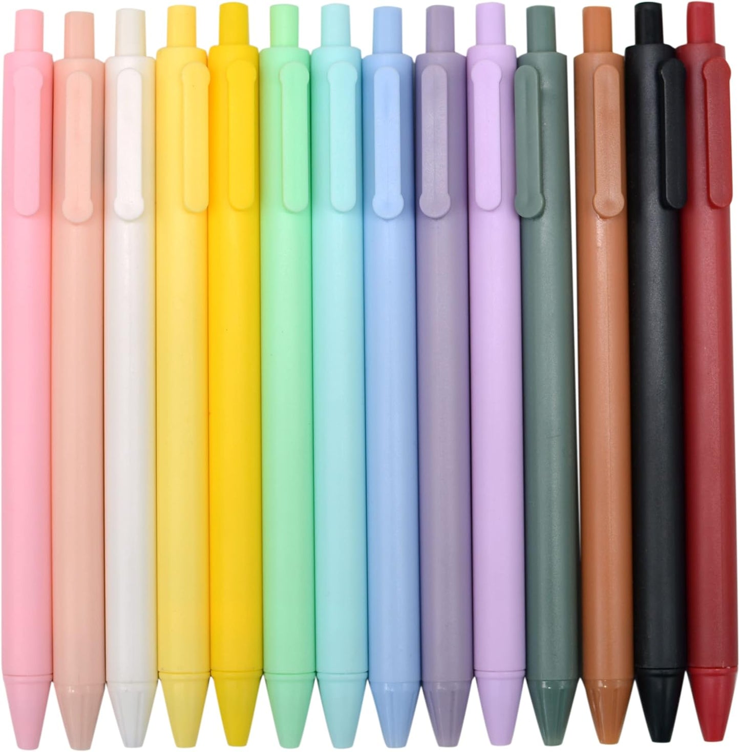 YYaaloa 70pcs Cute Pens Black Gel Ink Pens Retractable 0.5mm Gel Pens Bullet Point Nice Gifts Fun Pens for Women Office Supplies