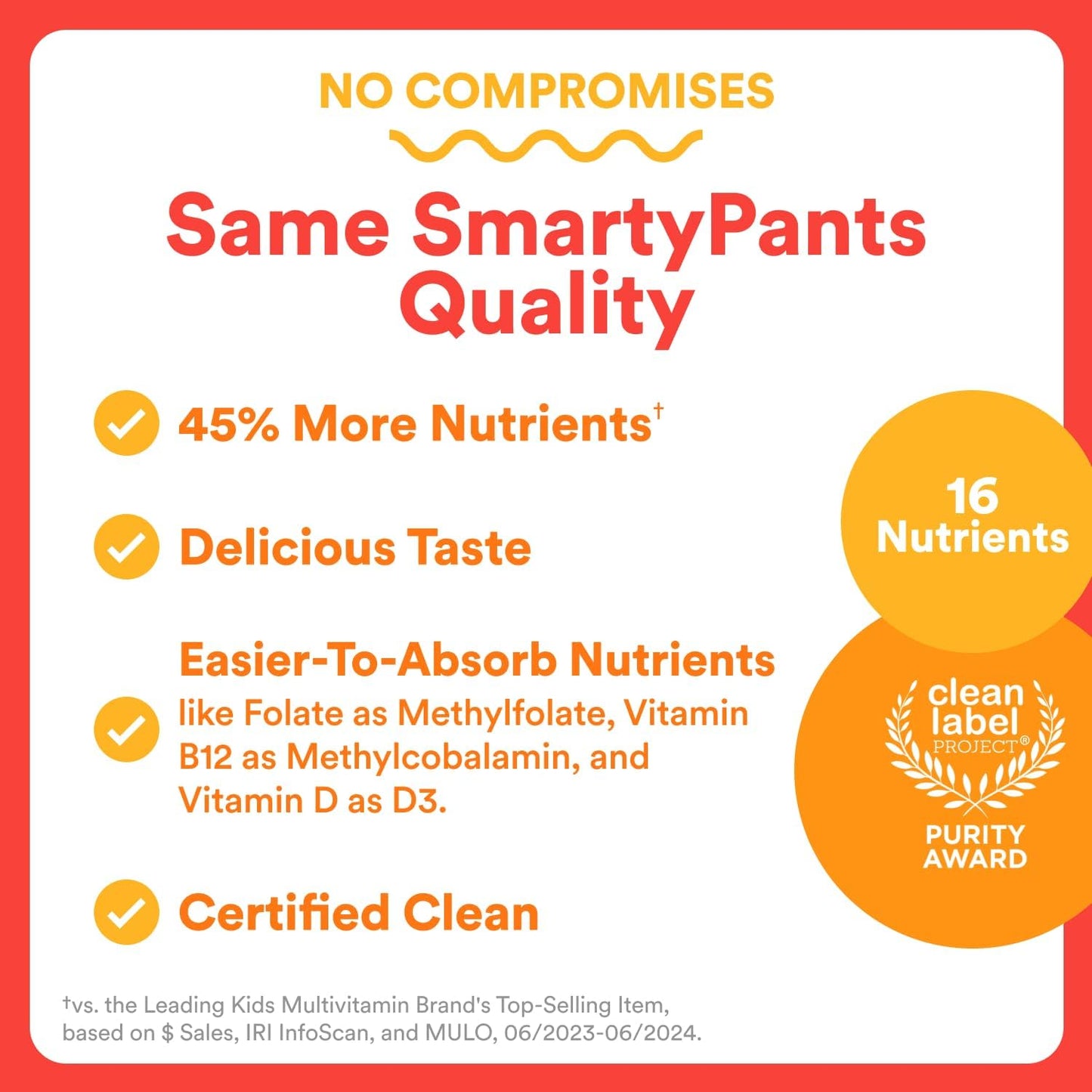 SmartyPants Kids Multivitamin Gummies, Omega 3 (DHA/EPA), Vitamins D3, C, B12, B6, Vitamin A, K & Zinc, Gluten Free, Three Fruit Flavors, 60 Count (30 Day Supply)
