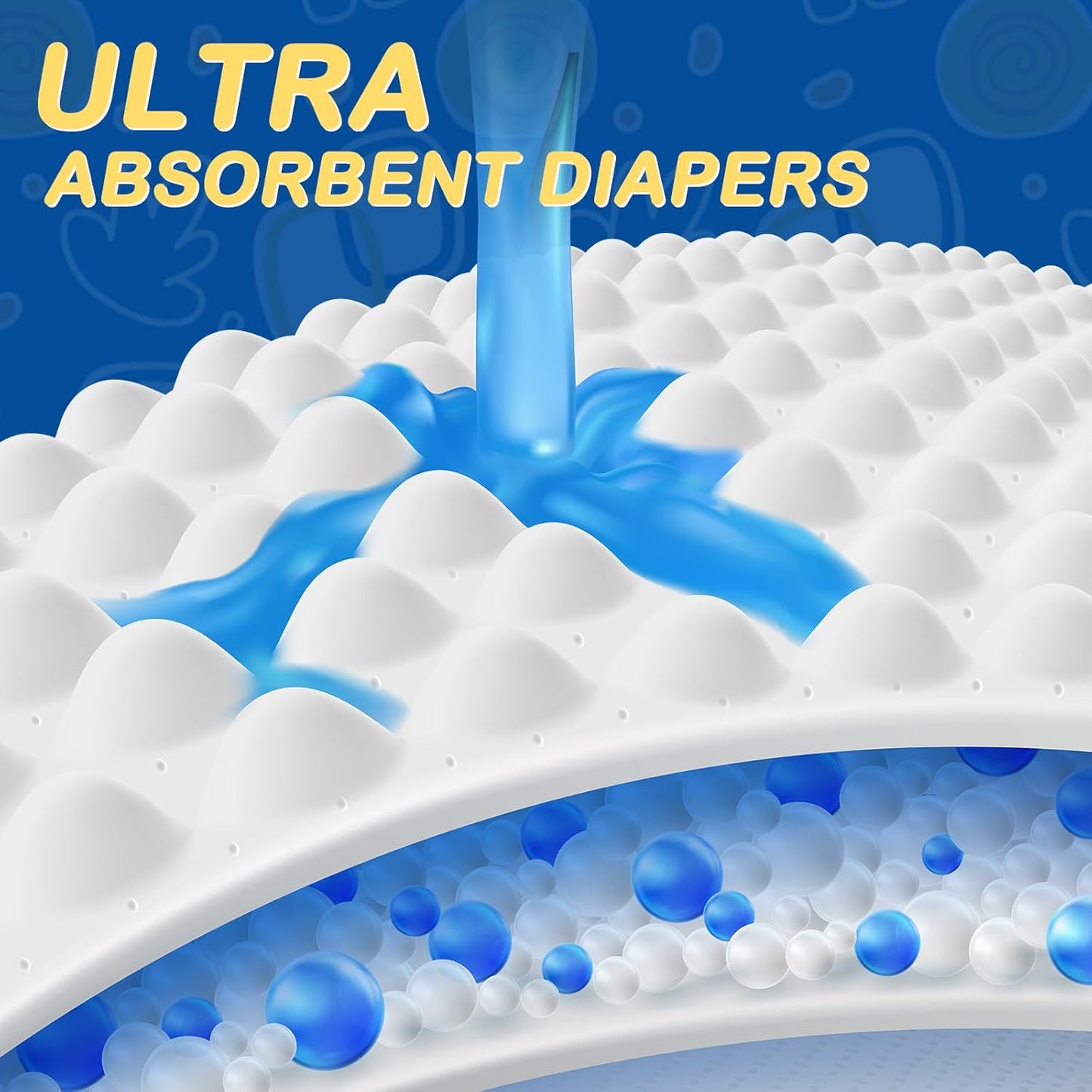 Pet Soft Dog Diapers Female Disposable Doggie Diapers with Wetness Indicator, Puppy & Cat Diapers Super Absorbent, Fit for Female Dog in Heat or Incontinence, 30pcs (XS, Mixed)