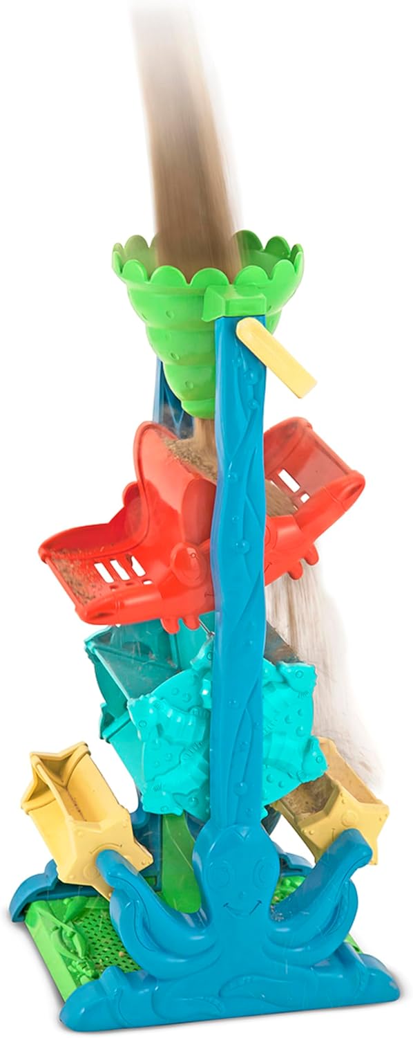 Melissa & Doug Seaside Sidekicks Funnel Fun Sand and Water Toy - Kids Outdoor Toys and Beach Toys for Toddlers, Encourages Sensory Play, Ages 2+