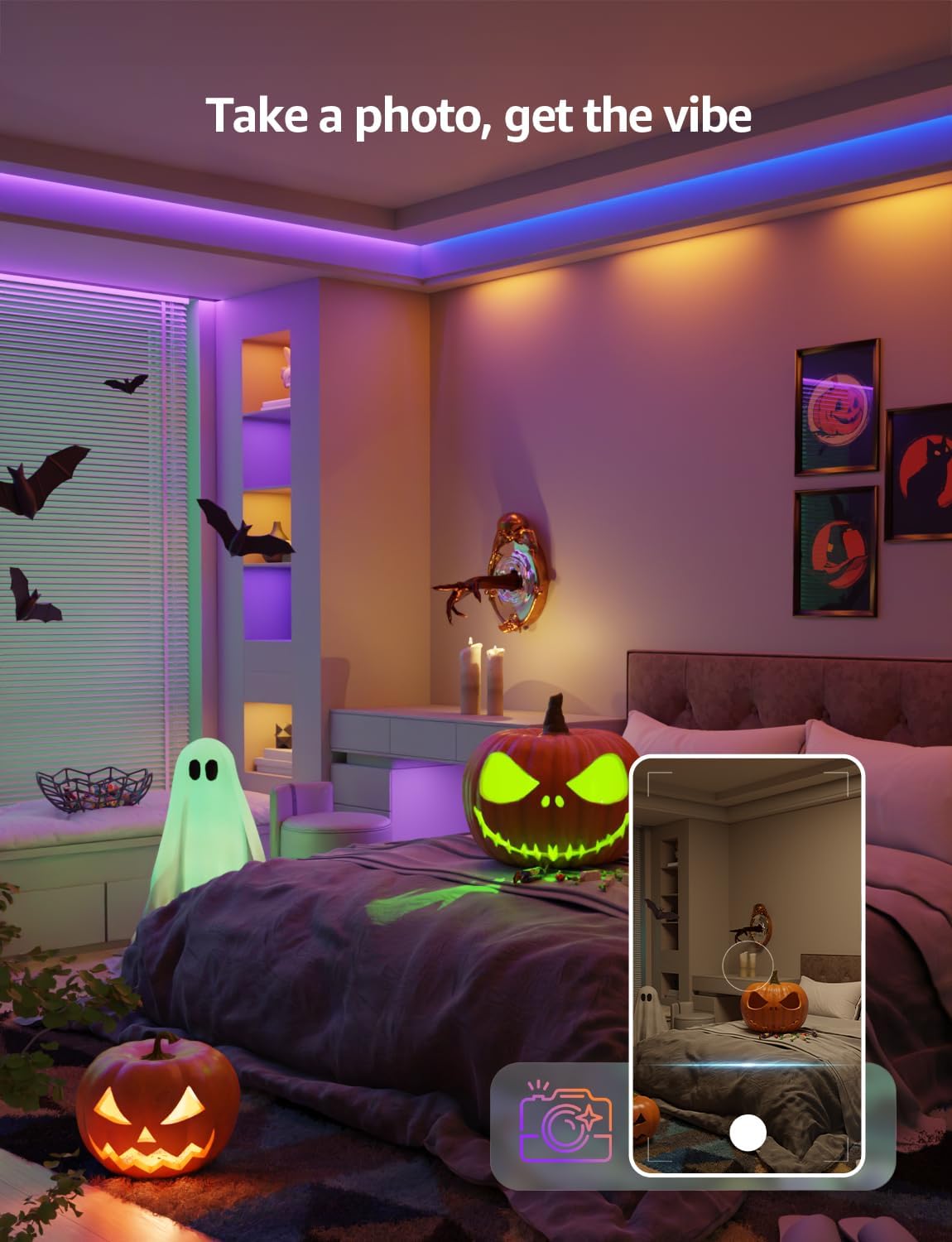 Lepro SE1 AI Smart LED Strip Lights - 32.8ft RGB Color Changing Light Strips with APP Control, AI Generated Lighting, Music Sync, 2.4GHz Wi-Fi & Bluetooth LED Lights for Home Decor (No Remote)