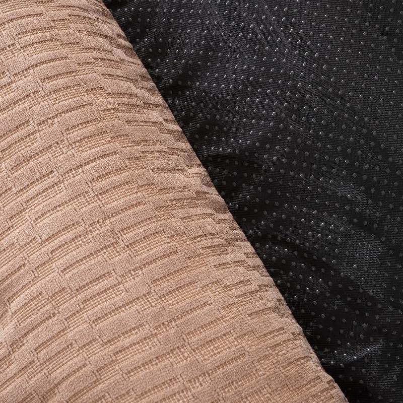 Happy Pets Luxury Orthopedic Pet Bed, F-Corduroy Foam, Brown or Light Gray Square Nest Bolster Design, Machine Washable Cover, for All Breeds (30" x 24" x 9", Brown Corduroy Square Nest)