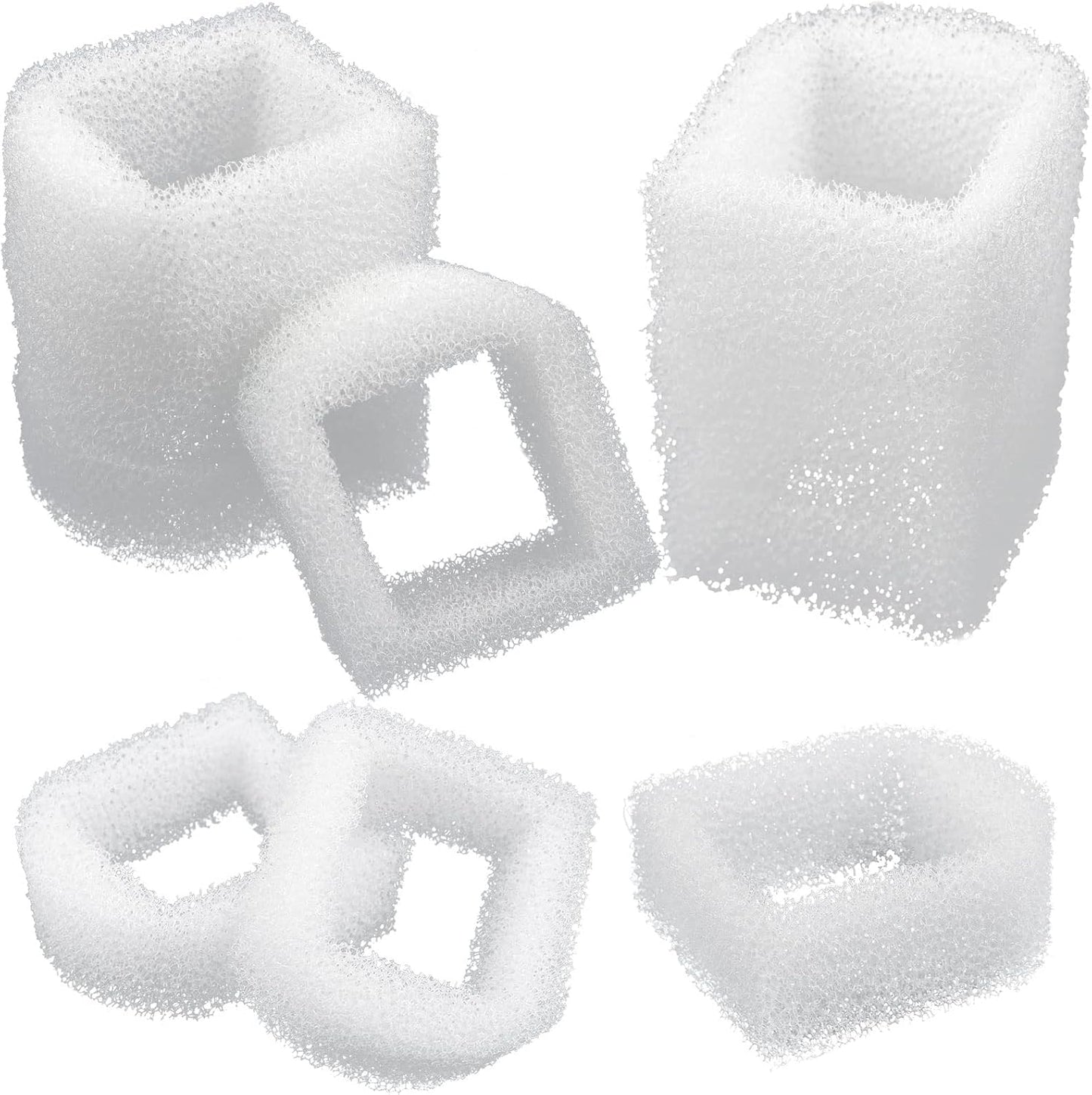 30 Pieces Pet Fountain Filter Foam Replacement Filters Foam Sponge Pre-Filters Drinking Water Fountain Filter Compatible with Drinkwell Ceramic and 360 Stainless Steel Pet Dog Cat Fountains