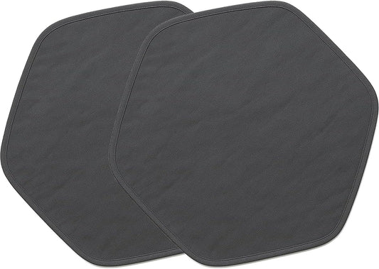 Amakunft 2Pcs Waterproof Hexagon Playpen Mat Washable Pee Pad Fit with Small Animal Playpen (42.5in x 41in) Reusable Pet Bedding Liner for Guinea Pig, Rabbit, Hamster, Chinchilla, Hedgehog