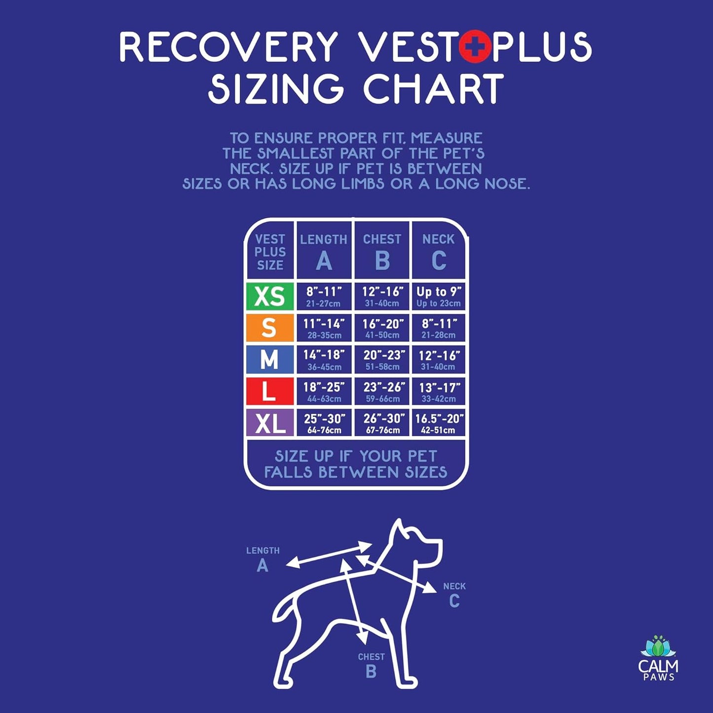 Recovery Vest Plus XSmall w Detachable Collar (XSmall)
