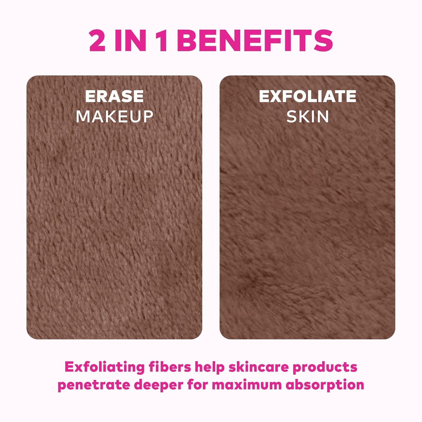 7-Day Set, Erase All Makeup with Just Water, Including Waterproof Mascara, Eyeliner, Foundation, Lipstick, Sunscreen, and More! 7ct