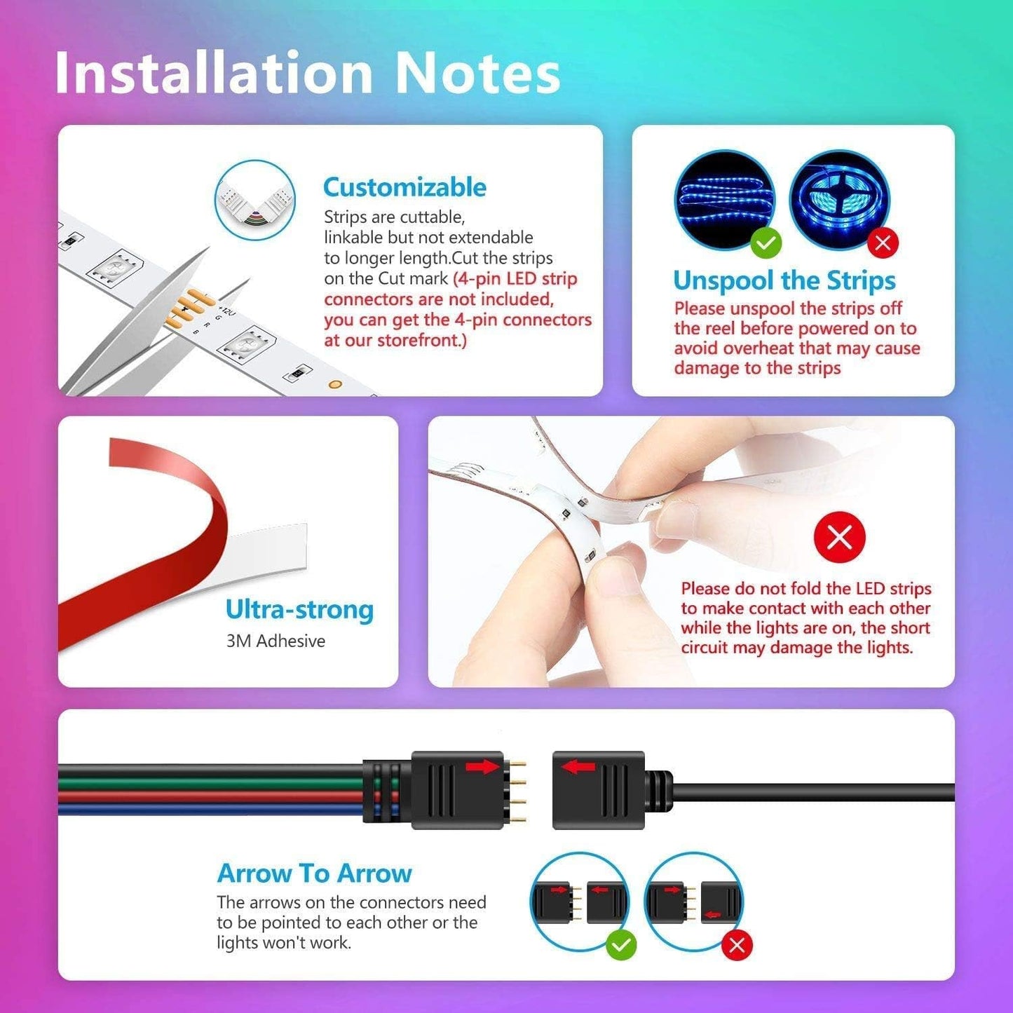 Nexillumi Led Lights for Bedroom 100ft Music Sync Color Changing Led Strip Lights Smart with Remote and App Control Built-in Mic for Party Home Room Decor Luces LED para Cuarto