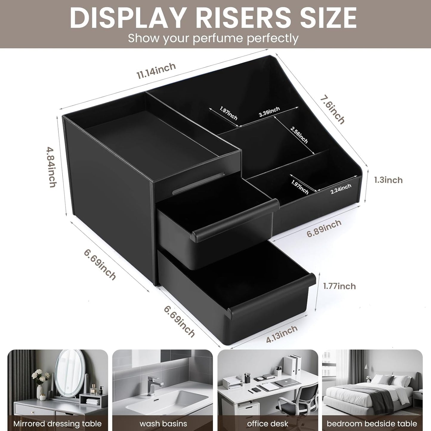 Mens Cologne Organizer,Bathroom Organizers,Organizer For Men,Cologne Stand,Perfume Tray,Perfume Stand,Perfume Organizer,Room Decor For Men,Dresser Organizers,Dad Gifts,Gifts For Men