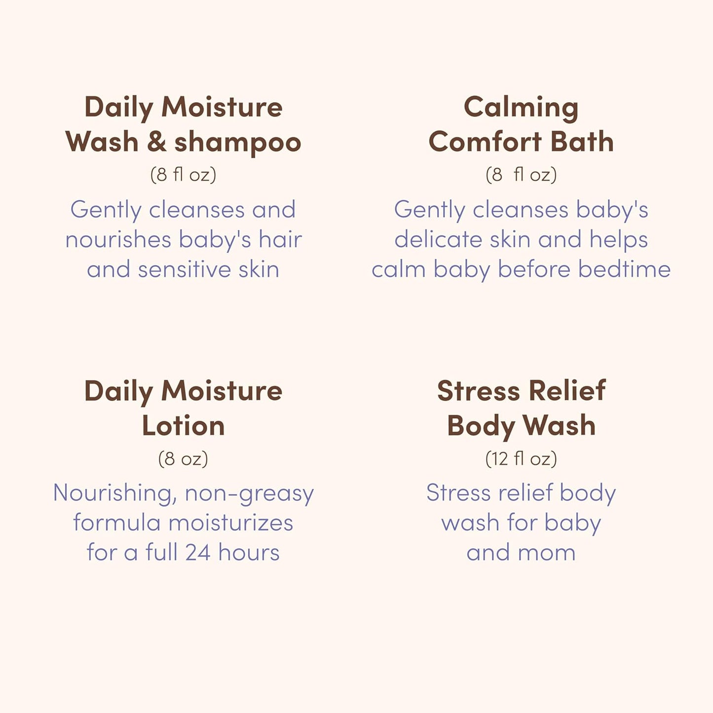 Aveeno Baby Bathtime Solutions Mommy & Me Gift Set, Baby Wash & Shampoo, Calming Bath, Daily Moisturizing Lotion and Stress Relief Body Wash for Mom, Colloidal Oat, Baby Bath Essentials, 4 items