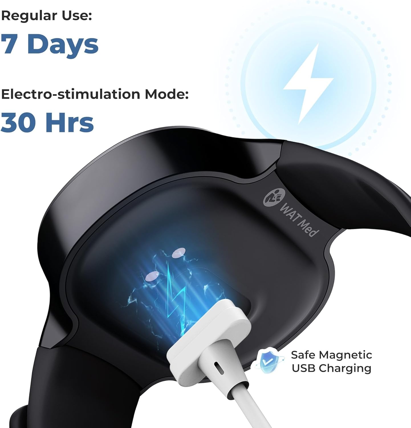 EmeTerm Smart FDA-Cleared Anti-Nausea Wristwatch Touchscreen IP67 Waterproof Morning Motion Sickness Relief Rechargeable Fast Acting Drug Free