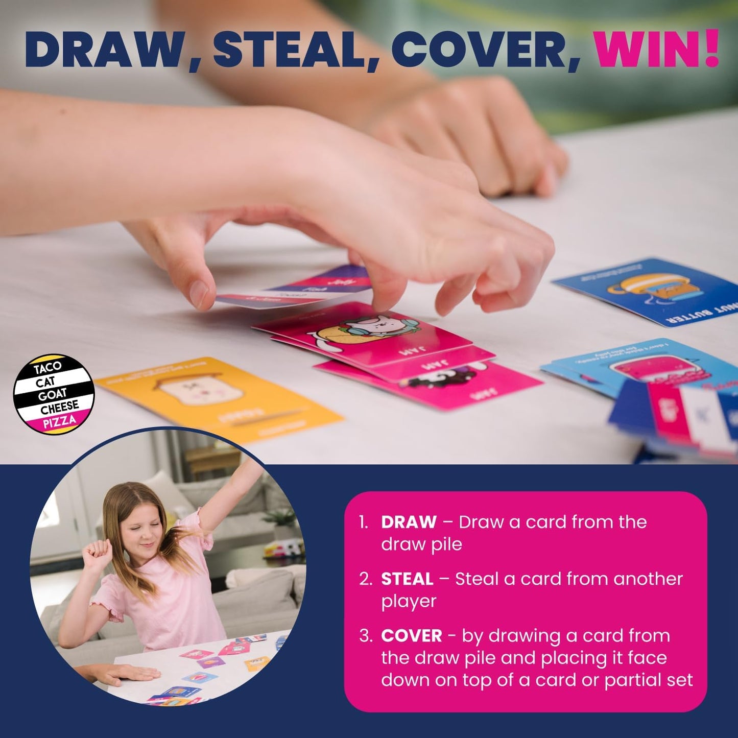 Jelly Fish Toast & Jam Wildly Entertaining Strategy Card Game for Family and Group Game Night | Easy to Learn and Play with 10 Minute Rounds | Fun for Kids, Teens, Adults, and Families | 2 - 6 Players