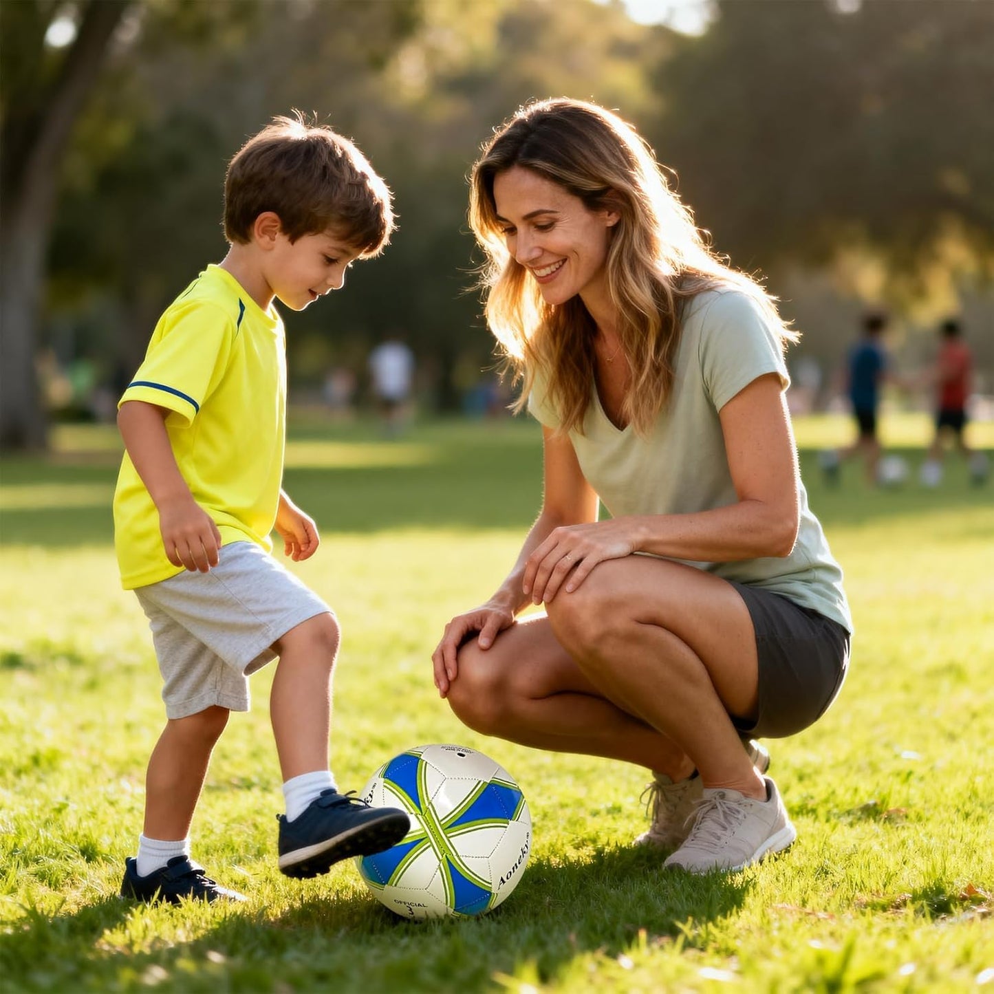 Aoneky Soccer Ball with Pump